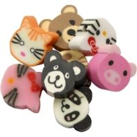 CH696180 Figure Beads for Jewellery, Animals, Close Up