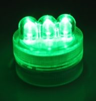 Green LED Triple Bulb Twist Light
