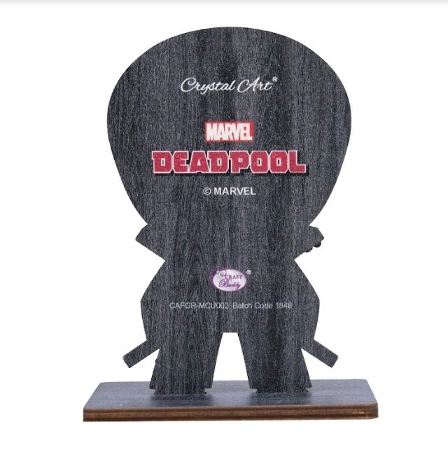 Deadpool- Marvel Crystal Art Buddy Kit 11 x8 cm approx