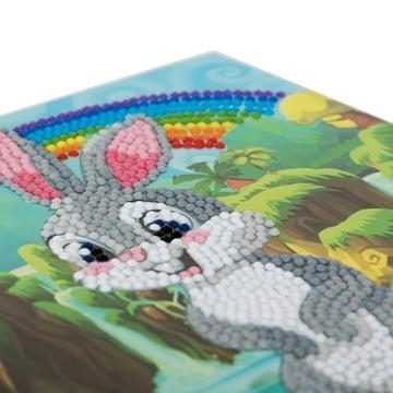 Rabbit Wonderland- Crystal Art Card 5D Diamond Painting Kit 