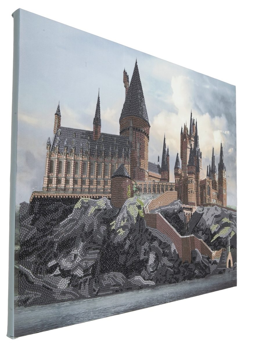 HOGWARTS CASTLE CRYSTAL CANVAS  HARRY POTTER 40X50m