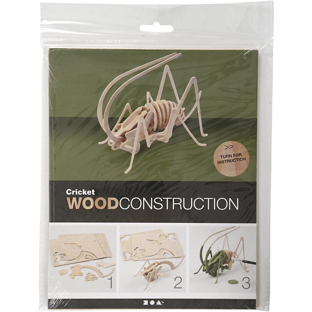CH57861 3D Wooden Construction Kit- Cricket (1)