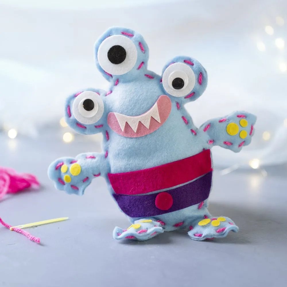 CH977649 Mini Craft Kit Sewing Monster Designs Finished