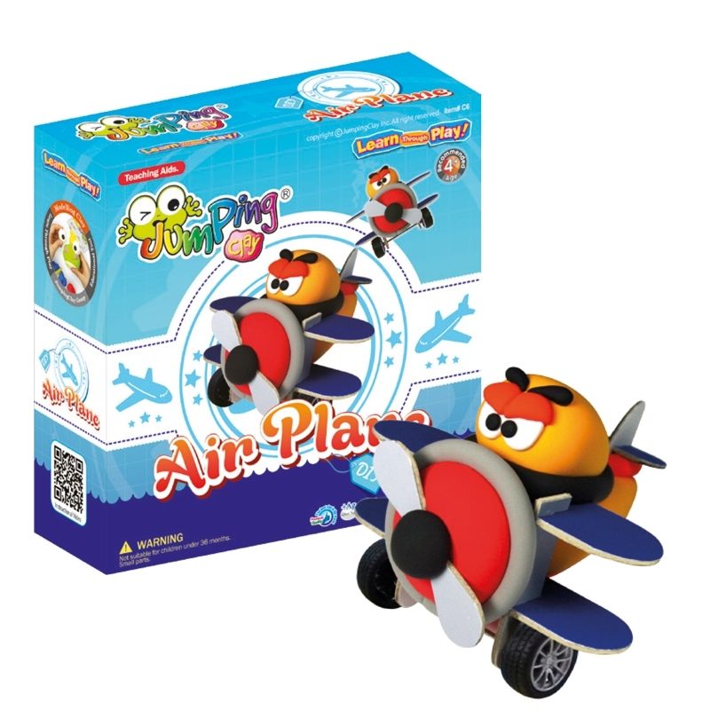 Airplane - Jumping Clay Modelling Kit