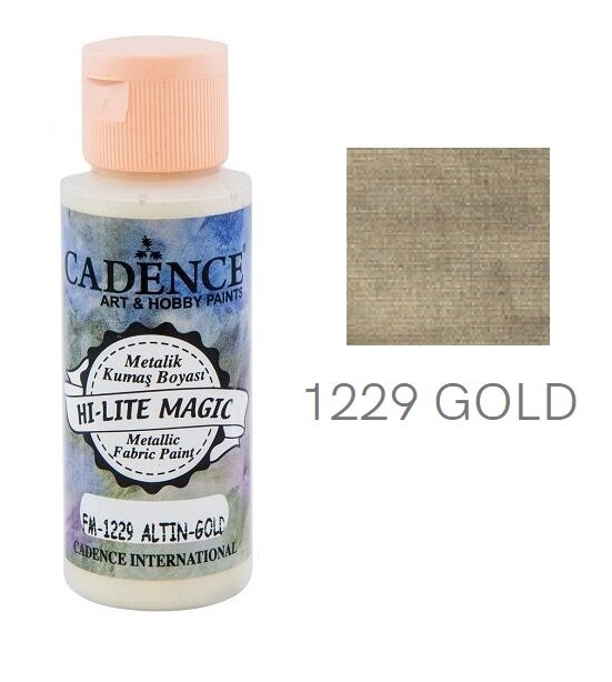 Gold Hi-Lite Magic Metallic Fabric Paint 59ml