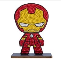 Iron Man- Marvel Crystal Art Buddy Kit 11x8cm approx