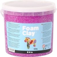CH78825 Neon Purple Foam Clay Modelling Clay
