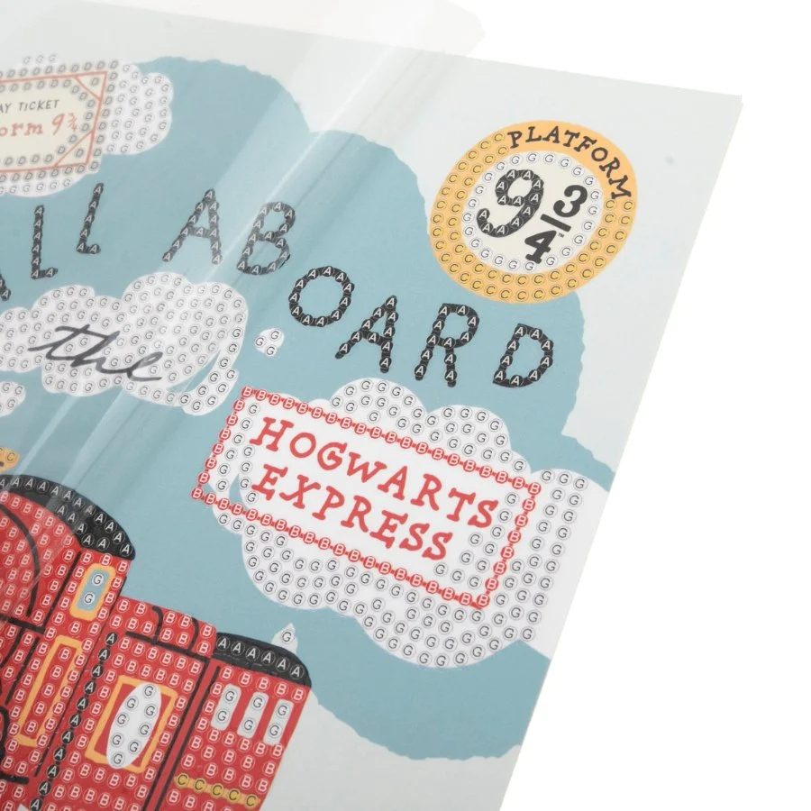 CCK-HPS405 All-Aboard-The-Hogwarts-Express-Harry-Potter-Crystal-Art-Card-Before