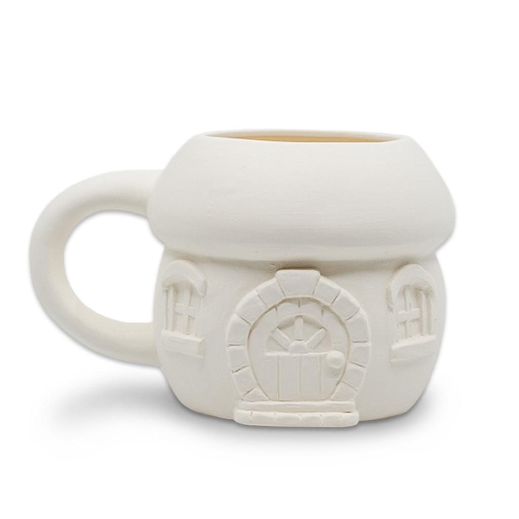 Mushroom House Mug - 10.16cm h x 11.43cm 20oz