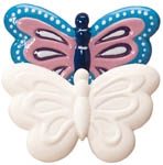 BUTTERFLY PLAQUE 7"w