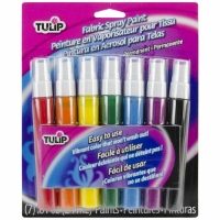 Multi Mini Rainbow Fabric Spray Paint (7pk)