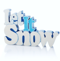 Let It Snow Plaque 5286