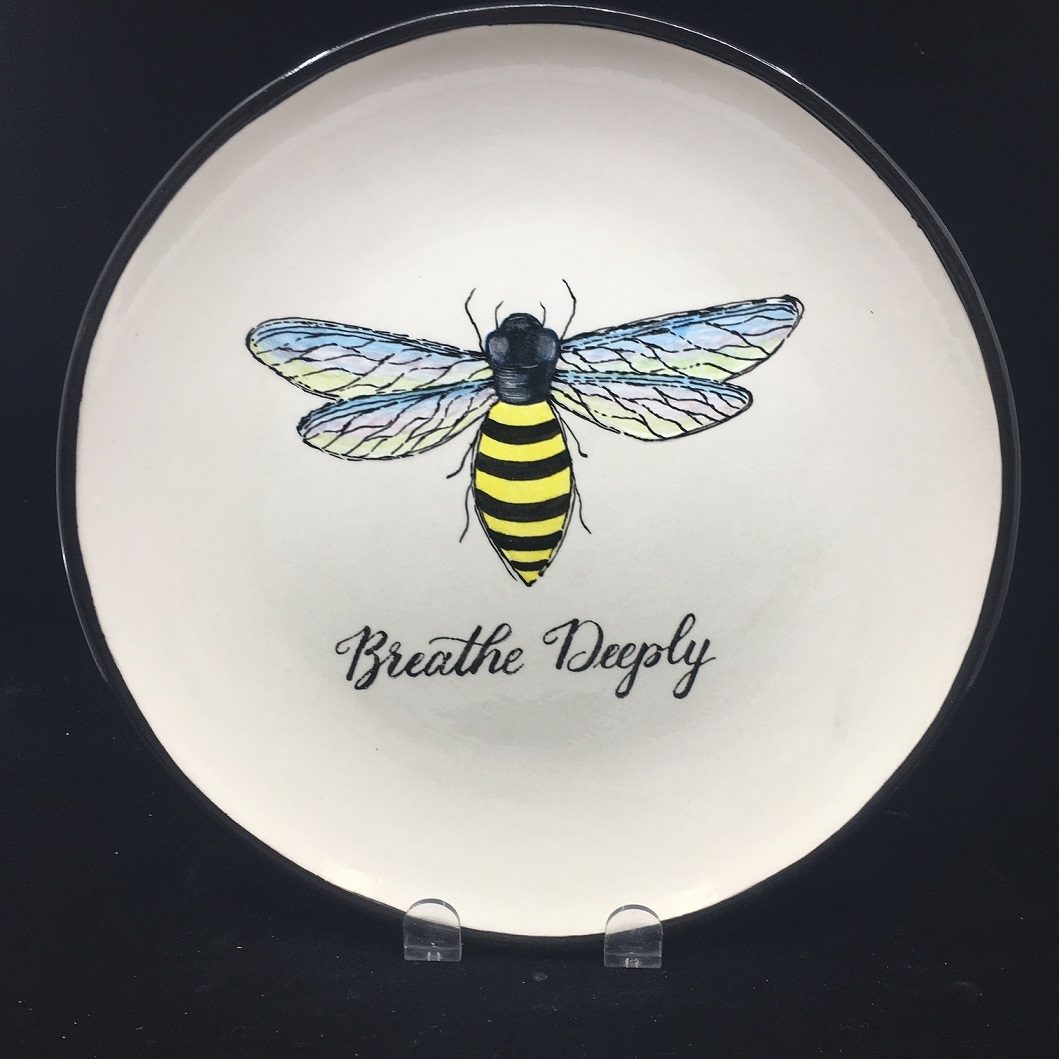 Bumblebee on Coupe Plate