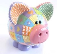 7049 large piggy bank right side