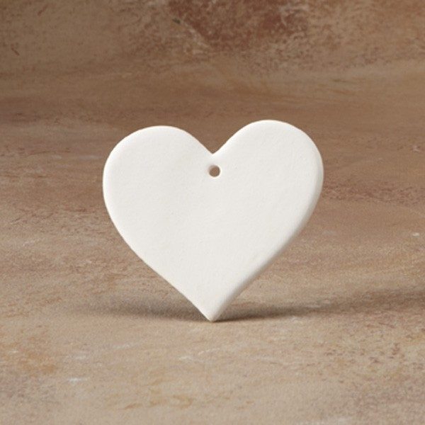 5156 Flat Heart Ornament