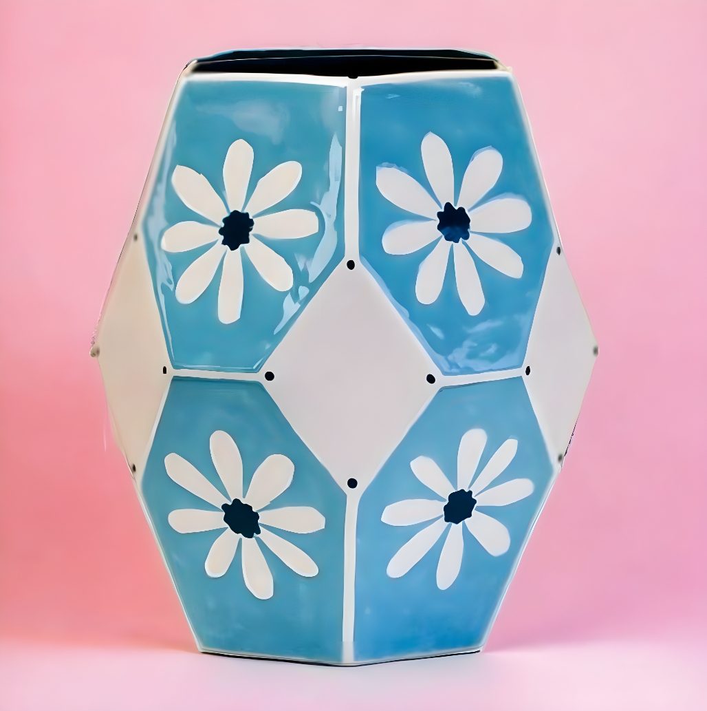 Prismware Vase- Ceramc Blank Bisqueware Paint Your Own Pottery Shape
