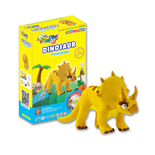 Triceratops - Jumping Clay Modelling Kit