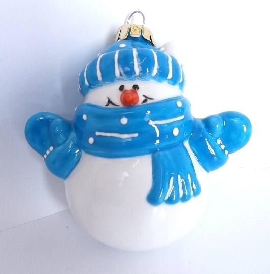 Snuggles Snowman Ornament