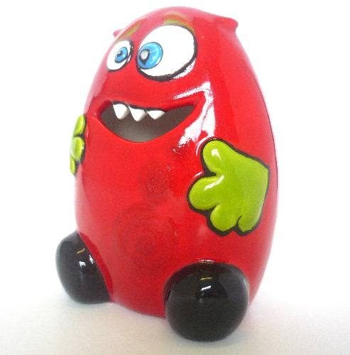 7324 Benjamin the Hungry Monster Bisque Money Bank