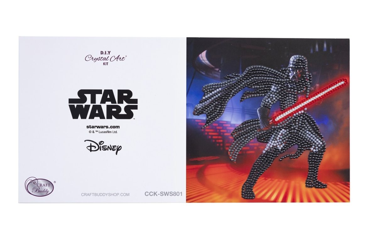 Darth Vader-  Crystal Art Card Kit 18x18cm