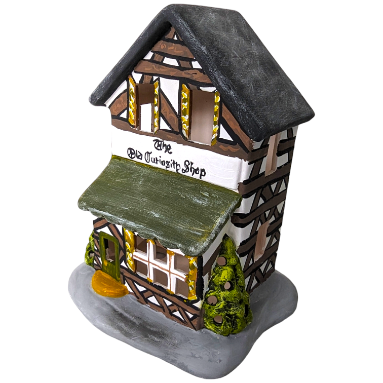 Village General Store Lantern - Paint Your Own Pottery Ceramic Bisque PYOP Ceramic Blank