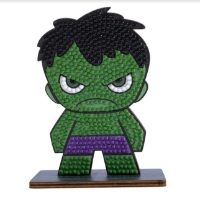 Hulk- Marvel Crystal Art Buddy Kit 11x8cm approx