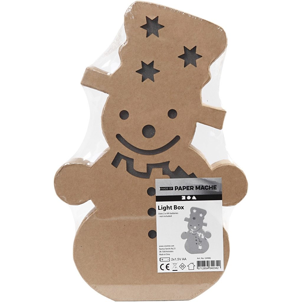CH54906 Snowman Light Up Figure in pack
