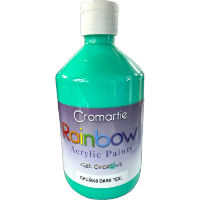 Dark Teal- Cromartie Rainbow Acrylic Paint 500ml