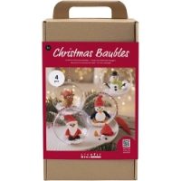 Craft Kit Christmas Baubles Modelling