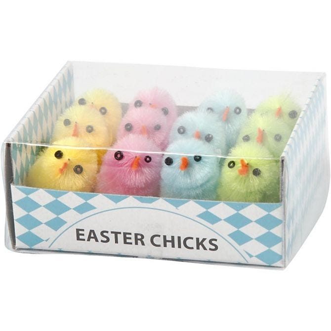 CH51655 Easter Chicks Easter Decoration Crafts, in pack