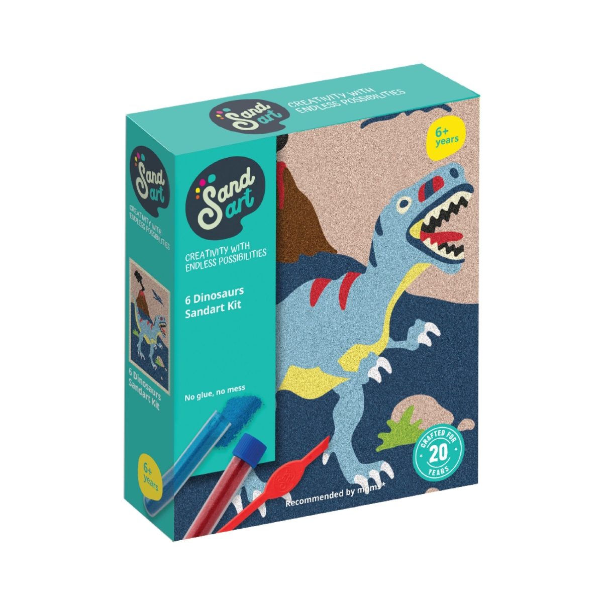 SAND ART - DINOSAUR (6PK)