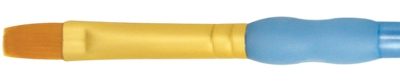 R9150-10 Gold Taklon No 10 Shader Brush closeup