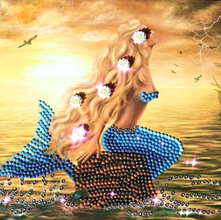Mermaid Dreams Crystal Art Card Kit