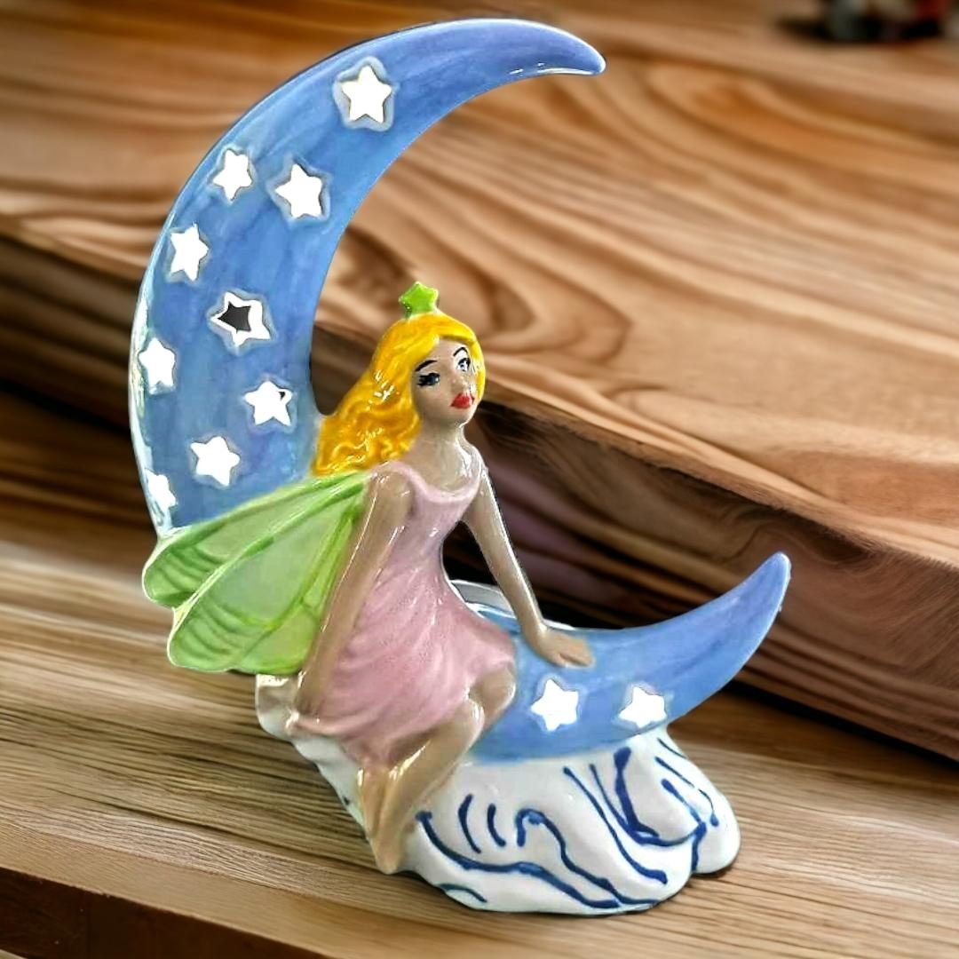 Moonbeam Fairy lantern -Paint Your own Pottery Ceramic Blank Bisqueware