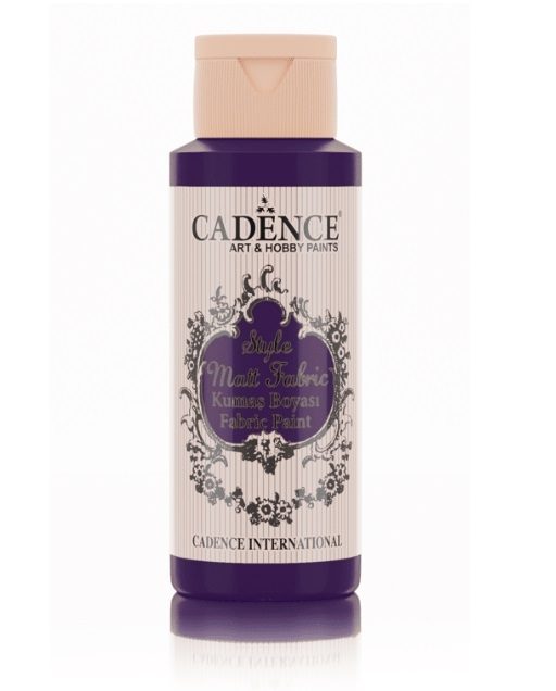 CHF616 Dark Purple Style Matt Fabric Paints Cadence Bottle