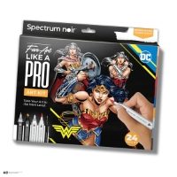 DC1-WONW Wonder Woman DC Comics Fan Art Like a Pro Kit Spectrum Noir Packaging