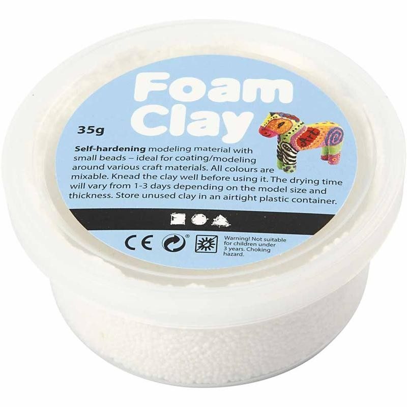 ch78921 White Foam Clay 35g