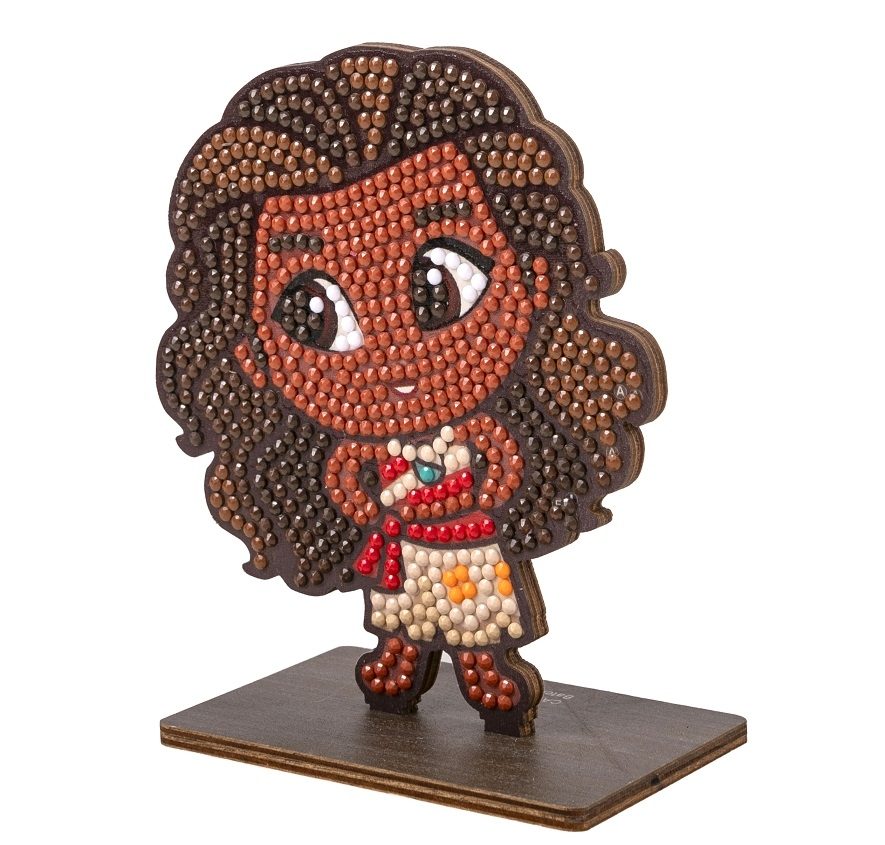 CAFGR-DNY041 Moana- Disney Crystal Art Buddy Kit completed angled