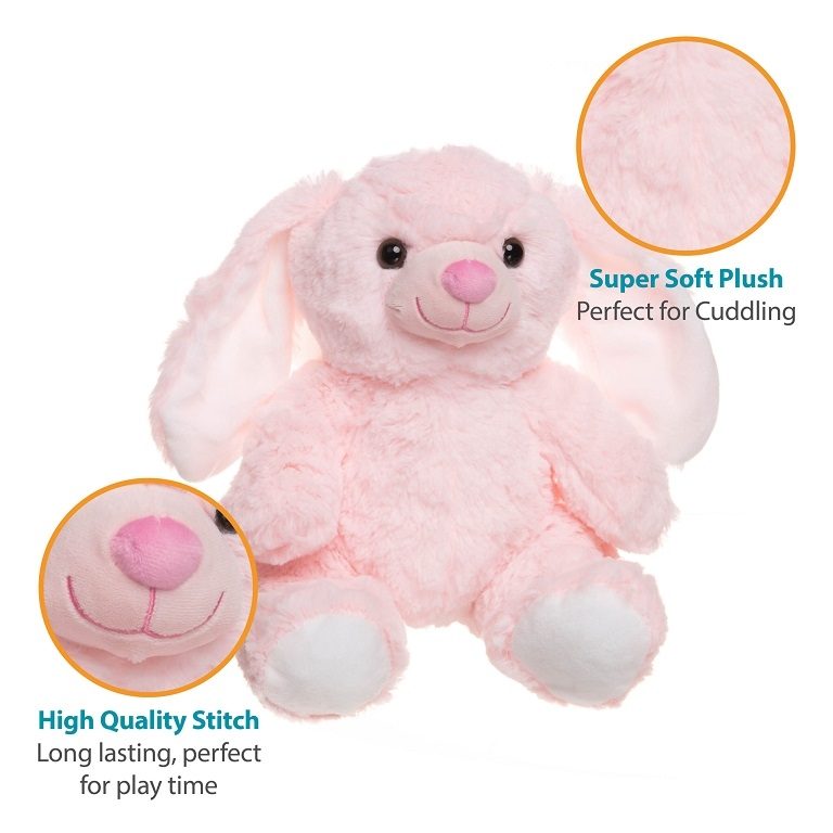 Rosie The Pink Rabbit -TeddyTastic 16 Inch Build Your Own Bear