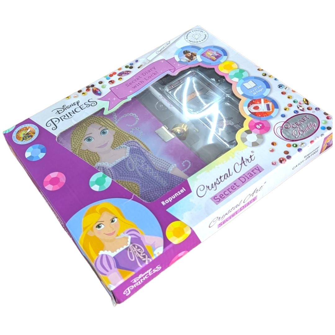 Rapunzel - Disney Crystal Art Secret Diary Kit packaging