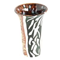 Trumpet Vase- Unpainted Ceramic Bisque Blank Paint Your Own Pottery