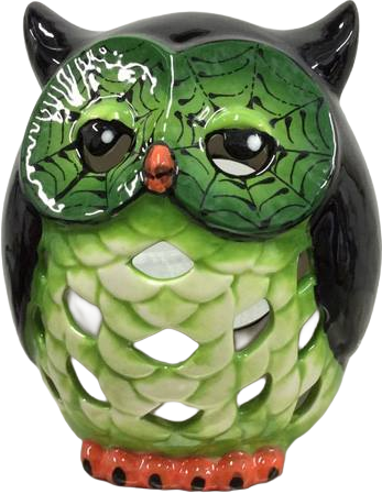 Owl Lantern 15.9cm H x 13.9cm W
