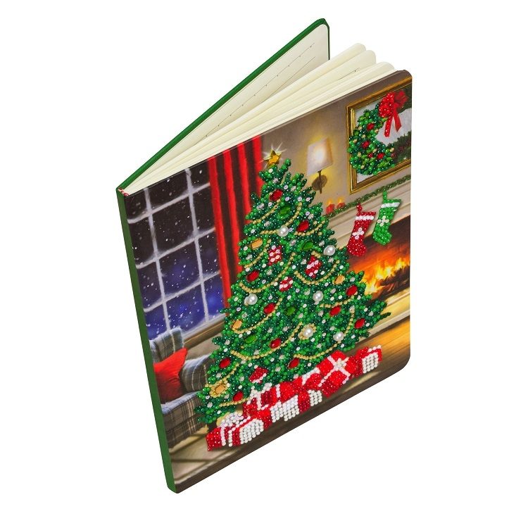 CANJ-12 Twinkling Tree- Crystal Art Notebook Set Full