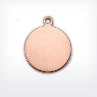 H815 Copper Blank for Enamelling- Copper Disc with lug