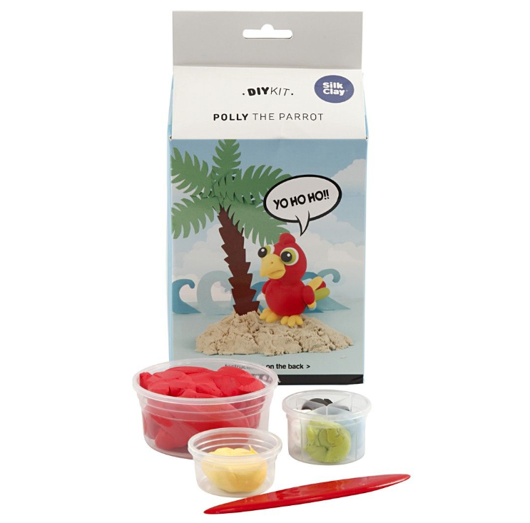 CH100747 Polly the Parrot Silk Clay Kit