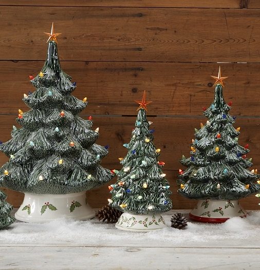 Christmas Trees with Twist Lights