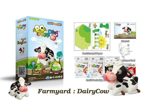 Cow - Jumping Clay Modelling Kit