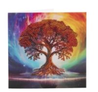 Tree of Life- Crystal Art Card Kit 18cm