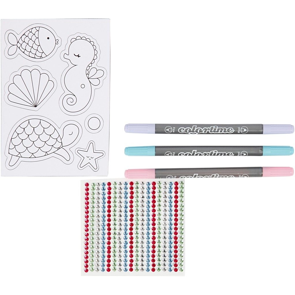 Under the Sea Magnetic Decoration Kit contents