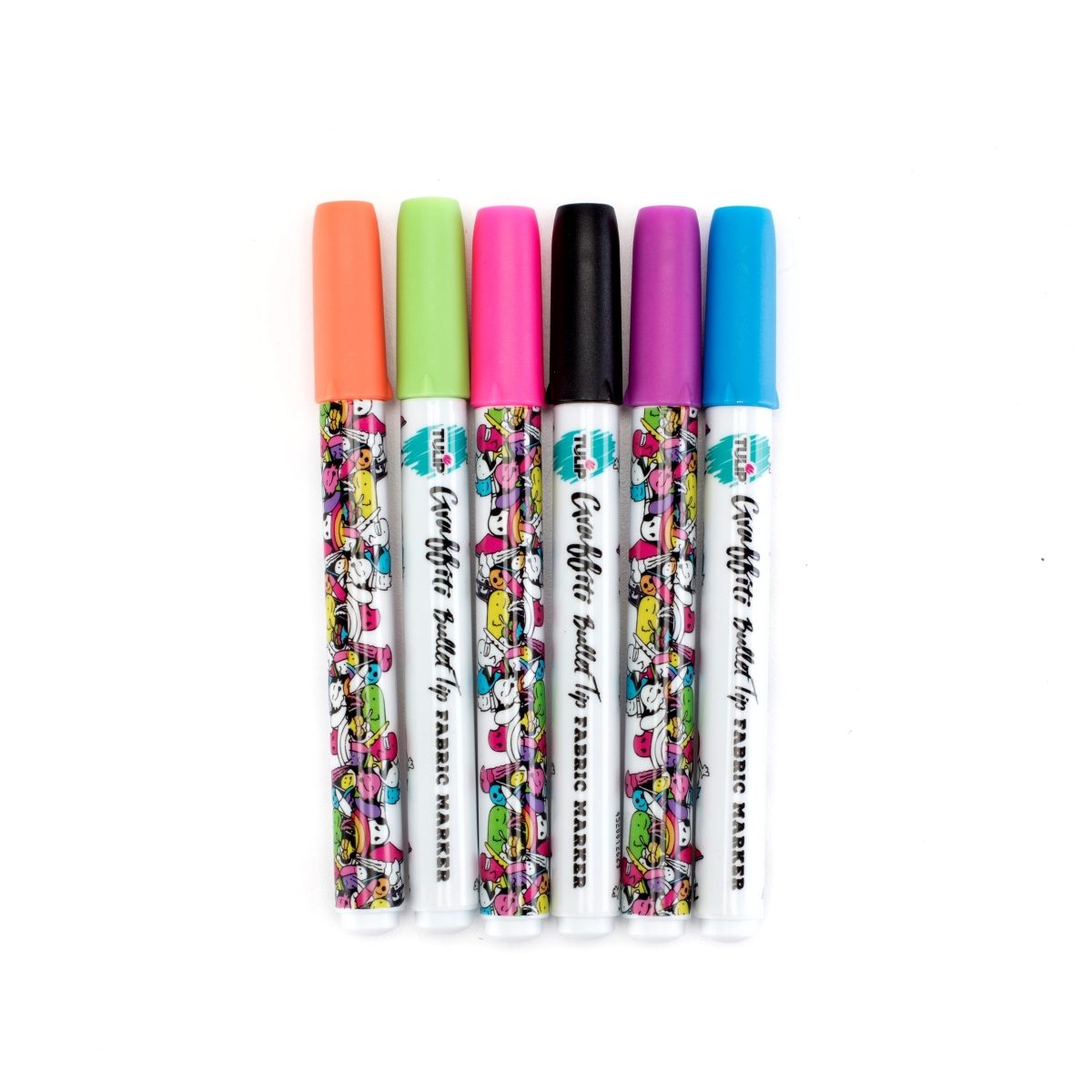 Graffiti Bullet Tip Marker - Neon (6 pack) 37315 by Tulip- pens